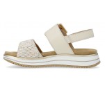 Sandales Confort  Remonte SIBÉRIE D1J53-60 Beige 