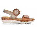 Sandales  Remonte RAND R6853-90 Doré / Camel 
