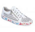 Baskets  Rieker MILOU M2357-80 Blanc 