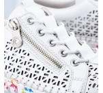 Baskets  Rieker MILOU M2357-80 Blanc 
