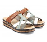 Mules  Rieker JOUR 62989-90  Kaki