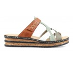 Mules  Rieker JOUR 62989-90  Kaki