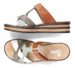 Mules  Rieker JOUR 62989-90  Kaki
