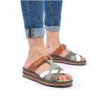 Mules  Rieker JOUR 62989-90  Kaki