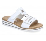 Mules  Rieker MISSION V0636-80 Blanc 