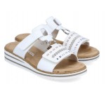 Mules  Rieker MISSION V0636-80 Blanc 