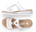 Mules  Rieker MISSION V0636-80 Blanc 