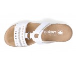 Mules  Rieker MISSION V0636-80 Blanc 