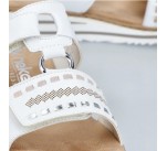 Mules  Rieker MISSION V0636-80 Blanc 