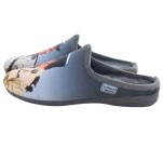 Mules humoristiques 'Gendarmes de St Tropez' La Maison de l'Espadrille 6772 - FUNES 1 Gris