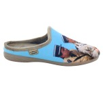 Mules humoristiques 'Gendarmes de St Tropez' La Maison de l'Espadrille 6773- FUNES 2 Ciel