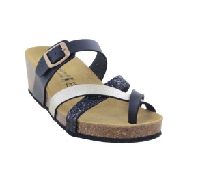 Mules femme La Maison de L'Espadrille 3615- ARIDE NOIR