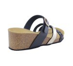 Mules La Maison de l'Espadrille 3615- ARIDE NOIR