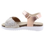 Sandales  Bellamy GRECE Rayé Or