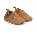 Chaussons Garçon  Robeez DOUBEAR Camel