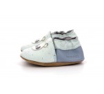 Chaussons  Robeez PANDA Bleu Ciel