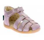 Sandales  Kickers BIGFLO-2 Rose Argent
