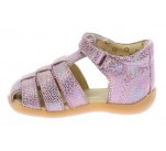 Sandales  Kickers BIGFLO-2 Rose Argent