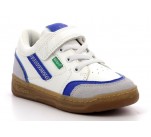 Baskets  Kickers KOUIC Blanc / Gris / Bleu