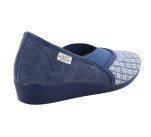 Pantoufles Femme La Maison de l'Espadrille 2127 - MONNAIE Marine