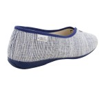 Pantoufles Femme La Maison de l'Espadrille 2074 - LUREX Marine