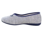 Pantoufles Femme La Maison de l'Espadrille 2074 - LUREX Marine
