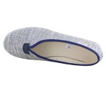 Pantoufles Femme La Maison de l'Espadrille 2074 - LUREX Marine