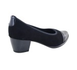 Escarpins  Géo Reino PORAT Vernis / Velours Noir