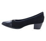 Escarpins  Géo Reino PORAT Vernis / Velours Noir