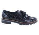 Mocassins  Géo Reino TIACET Vernis Noir