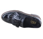 Mocassins  Géo Reino TIACET Vernis Noir