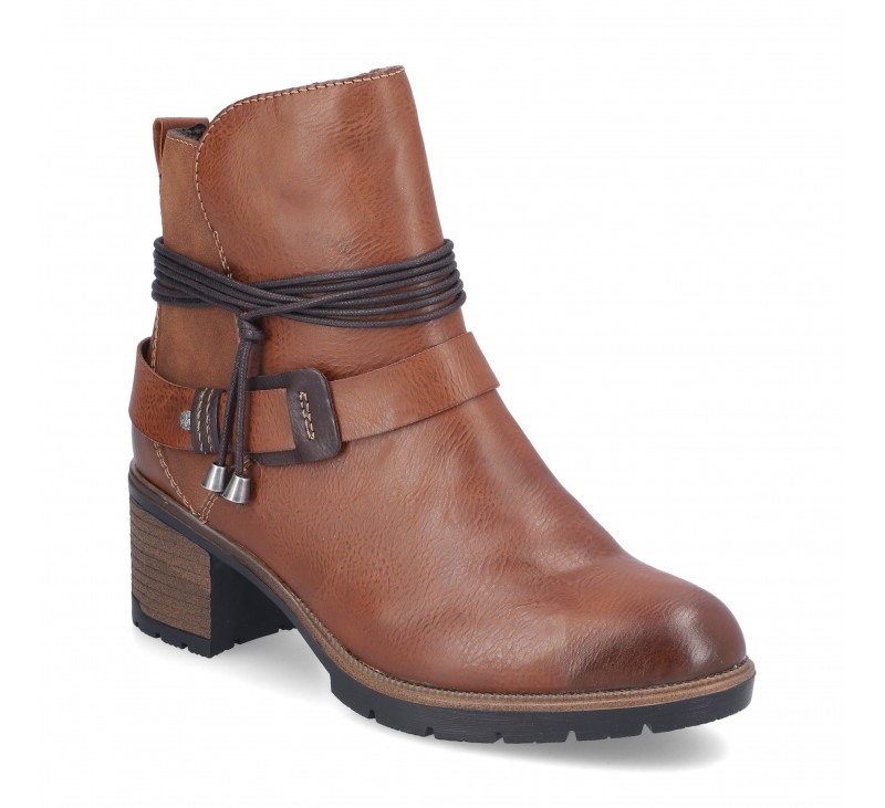 Bottines Rieker Pour Femme – Classiques, Confortables Et Chaudes – Modèle 77281 En Cuir Synthétique