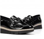 Mocassins  Dorking INDIA D9325 Verni Noir