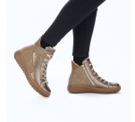 Bottines  Rieker PANTIN Z6614-90 Bronze 