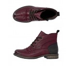 Bottines  Rieker PULL 74804-35 Bordeaux