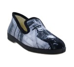 Pantoufles La Maison de l'Espadrille Z115-8 EPEE Noir