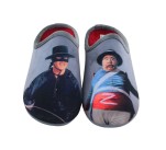 Mules La Maison de l'Espadrille Z100-8 ZORRO Gris