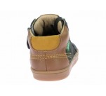 Bottines  Kickers KICK WEBY Vert Foncé / Camel