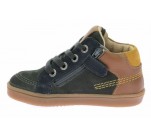 Bottines  Kickers KICK WEBY Vert Foncé / Camel
