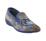 Pantoufles Femme La Maison de l'Espadrille 6175 - HIBOU Bleu