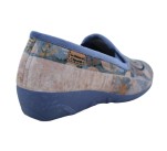 Pantoufles Femme La Maison de l'Espadrille 6175 - HIBOU Bleu