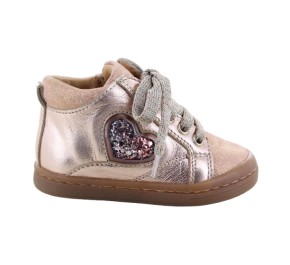 Chaussures Babybotte Vintage En Cuir - Pointure 18 Pour Bébé Fille