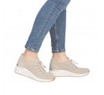 Baskets Compensées Femme  Remonte VENTE D0T18-60 Beige