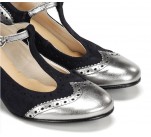 Escarpins  Dorking D9677 DALI Noir / Argent 