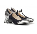 Escarpins  Dorking D9677 DALI Noir / Argent 