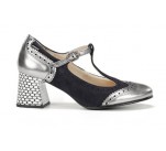 Escarpins  Dorking D9677 DALI Noir / Argent 