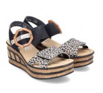 Sandales  Rieker OMELIA 68176-00 Noir