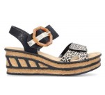 Sandales  Rieker OMELIA 68176-00 Noir