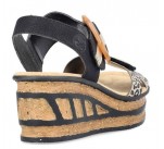Sandales  Rieker OMELIA 68176-00 Noir