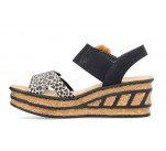 Sandales  Rieker OMELIA 68176-00 Noir